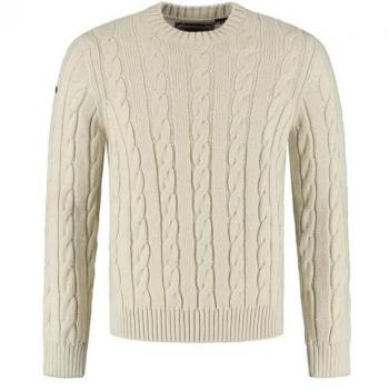 Superdry Cream Cable‑Jumper, Jacob Series