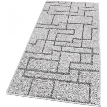 Plaque de protection cuisine 3D, couleur unie gris, 50 × 40 cm