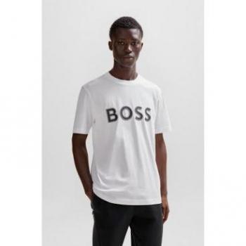 T-shirt casual Hugo Boss bianco uomo