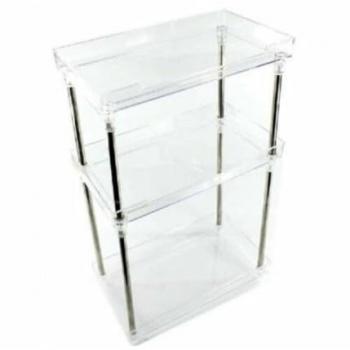 Organizer per Trucco e Cosmetici con 3 Ripiani