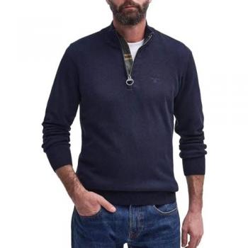 Barbour Pullover „Half Zip“ MKN1074NY91 – Dunkelblau, XXL, Herren