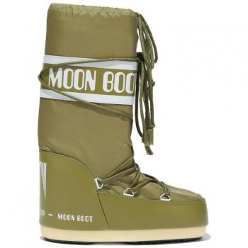 Moon Boot Icon Nylon Bottes d'Hiver Vert Femme 35-38
