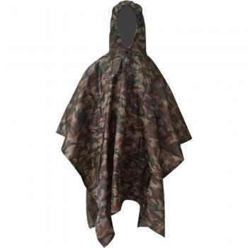 3 in 1 Long Waterproof Raincoat with Hood