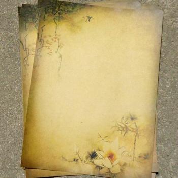 Lotus Letter Pad for School and Office