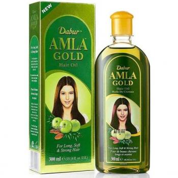 Amla Gold Hair Oil by Dabur, 300ml, belleza y nutrición capilar