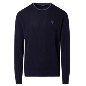 North Sails Men's Round-neck Cashmere Sweater in Blue L