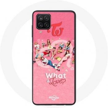 TWICE What Is Love Red Logo Case for Samsung Galaxy A12