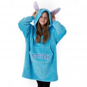 Vanilla Underground Mädchen Hoodie mit blauer Fleece-Decke