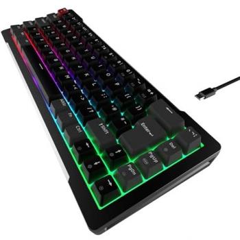 Teclado MGA‑68 Black RAIJINTEK: Aluminio Premium, Iluminación ARGB y Switches Magnéticos