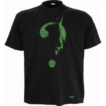 Vêtement unisexe T-shirt Riddler Batman Noir Spiral Direct, M