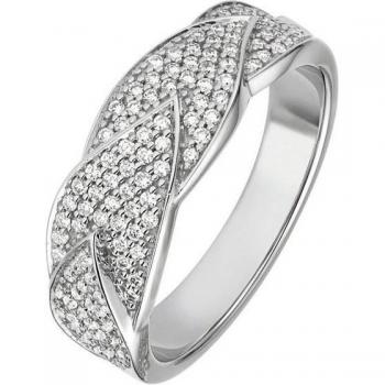 JOBO Fingerring mit Diamanten, Größe 56
