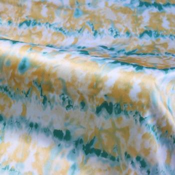 100cm x 148cm Soft Tie-Dyed Charmeuse Fabric for Dresses