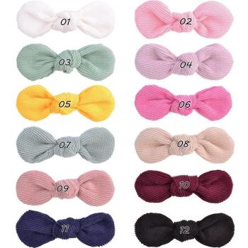 Charming Baby Hair Clips with Bows