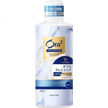 Sunstar Ora2 Premium Mouthwash Doble Cuidado Menta Transparente 550ml