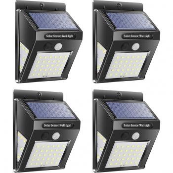 1-4 Stuks Zonne-energie PIR Bewegingssensor 30 LED Buitenlamp Waterdicht