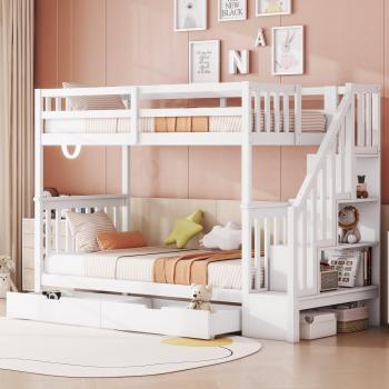 MDF Literas con Cajones para Niños
