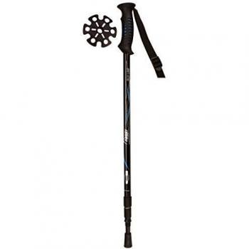 Schreuders Sport Unisex 21SU Anti Shock Adjustable Trekking Pole, Black/Blue, One Size
