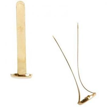 Attaches parisiennes en laiton de 30 mm avec boîte de 100 unités