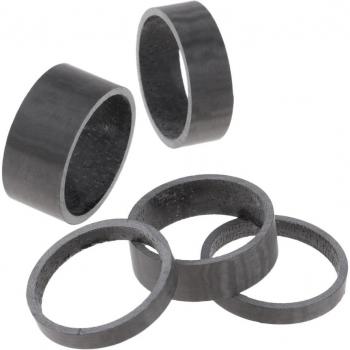 5Pcs 1-1/8 inch Carbon Fiber Headset Spacers for Cycling