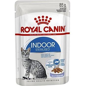 6x85g Indoor Sterilised en gelée maxi Royal Canin