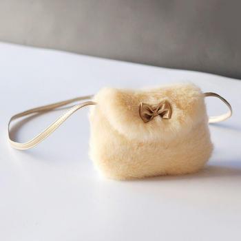 Künstliche Pelz Bowknot-Tasche