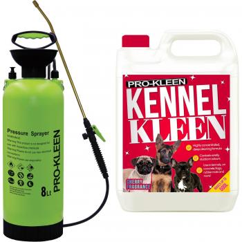 Pro-Kleen 8L Pump Sprayer with 5L Disinfectant Cleaner