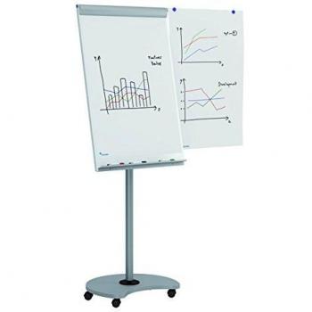 Pizarra blanca móvil Rocada, 68 x 104 cm