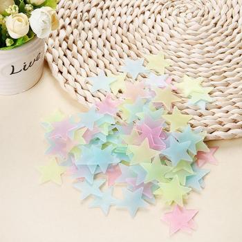 100PCS Glow-in-the-Dark Star Stickers