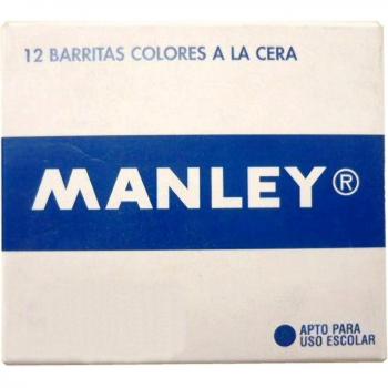 ESTUCHE 12 CERAS MANLEY MNC04588 MAGENTA