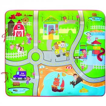 Alfombra Infantil Cocomelon EVA con 2 Trenes Valuvic