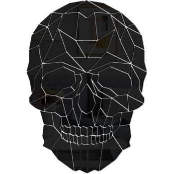 Acrylic Mirror Effect Skull Head Wall Decor