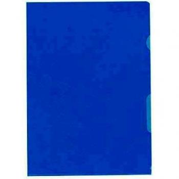 A4 Sichtmappen glatt blau 10 Stück
