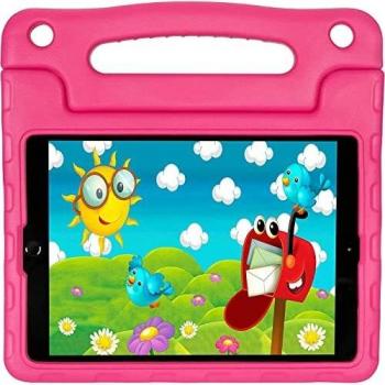 Coque de protection Targus SafePort Kids 10,2 iPad antimicrobienne rose