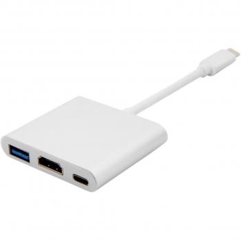 Adaptador Unotec USB-C a HDMI y USB 3.0