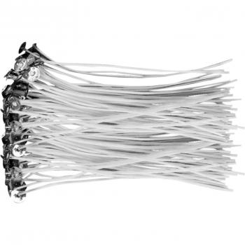 100Pcs 12cm Smokeless Cotton Wicks for Candle Supplies