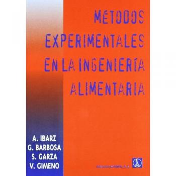 Métodos Experimentales En La Ingeniería De Los Alimentos