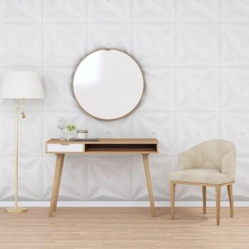 Panneaux Muraux 12 pcs Blancs 50x50 cm XPS 3 m² Étoile