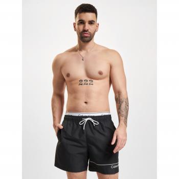 Calvin Klein Swimwear Double WB Shorts – Schwarz, Medium (Regular Fit), Produktcode KM0KM00957