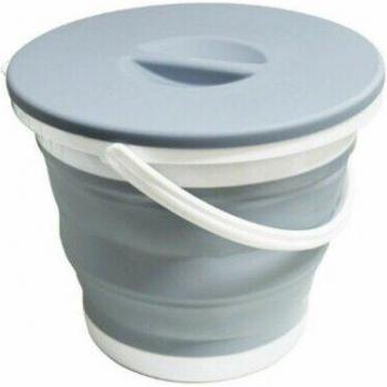 Seau Pliable 5L pour Pêche et Cuisine