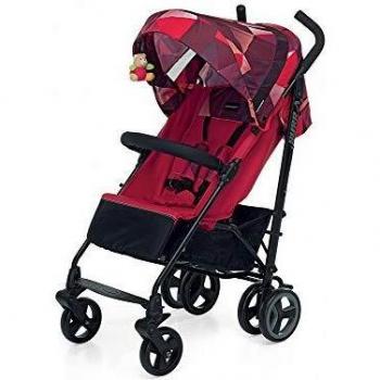 Foppapedretti Hurrà Passeggino Compatto, Rosso (Coral Red)