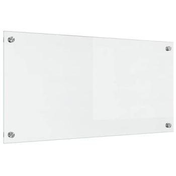 Transparent 80 × 40 cm Tempered Glass Kitchen Backsplash – vidaXL