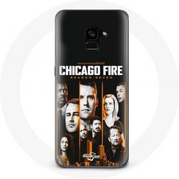 Protector de pantalla “Fuego de Chicago” para Galaxy A3 2018