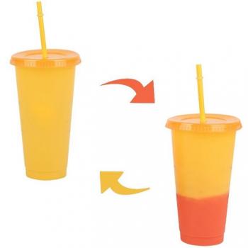 Taza Reusable de Plástico 710 ml, Ideal para Camping
