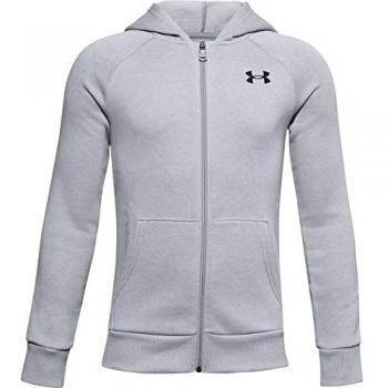 Under Armour Rival Katoen Hoodie voor Jongens – Volledige Rits