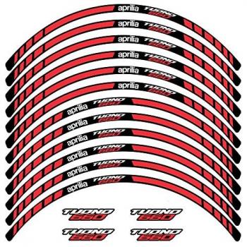 Kit décorations jantes Moto Aprilia Tuono 660
