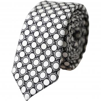 Dolce & Gabbana Men's White Circles Silk Tie