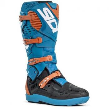 Bottes de Motocross Sidi Crossfire 3 SRS Vert Bleu Bronze Taille 40