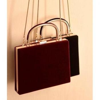 Bridal Velvet Clutch Bag