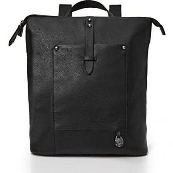 Vegan Leather PacaPod Saunton: Black Backpack Changing Bag