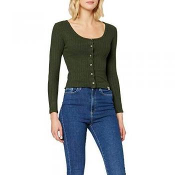 Superdry Maglia a Maniche Lunghe Verde (Ive Green Marl N6V)